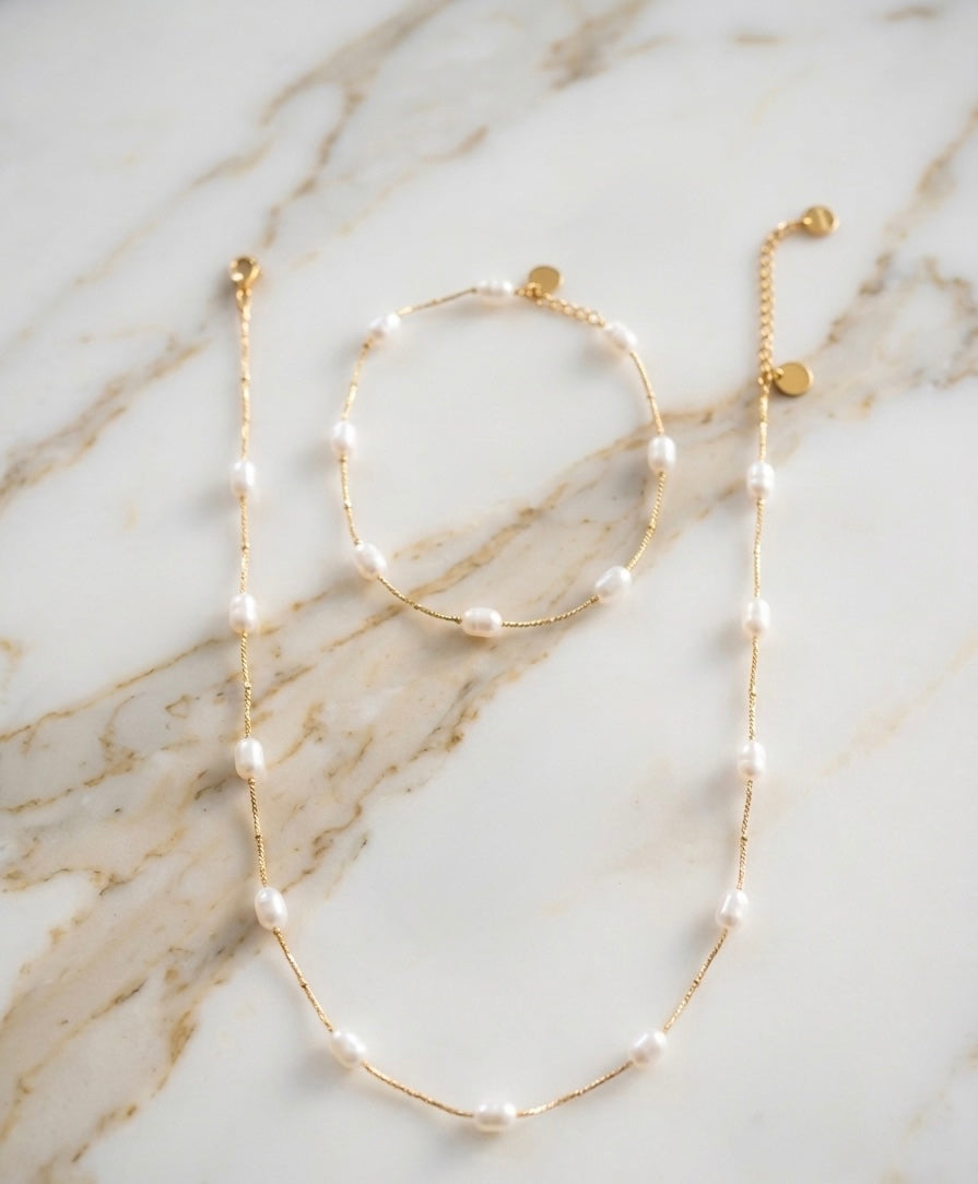 Parure collier et bracelet