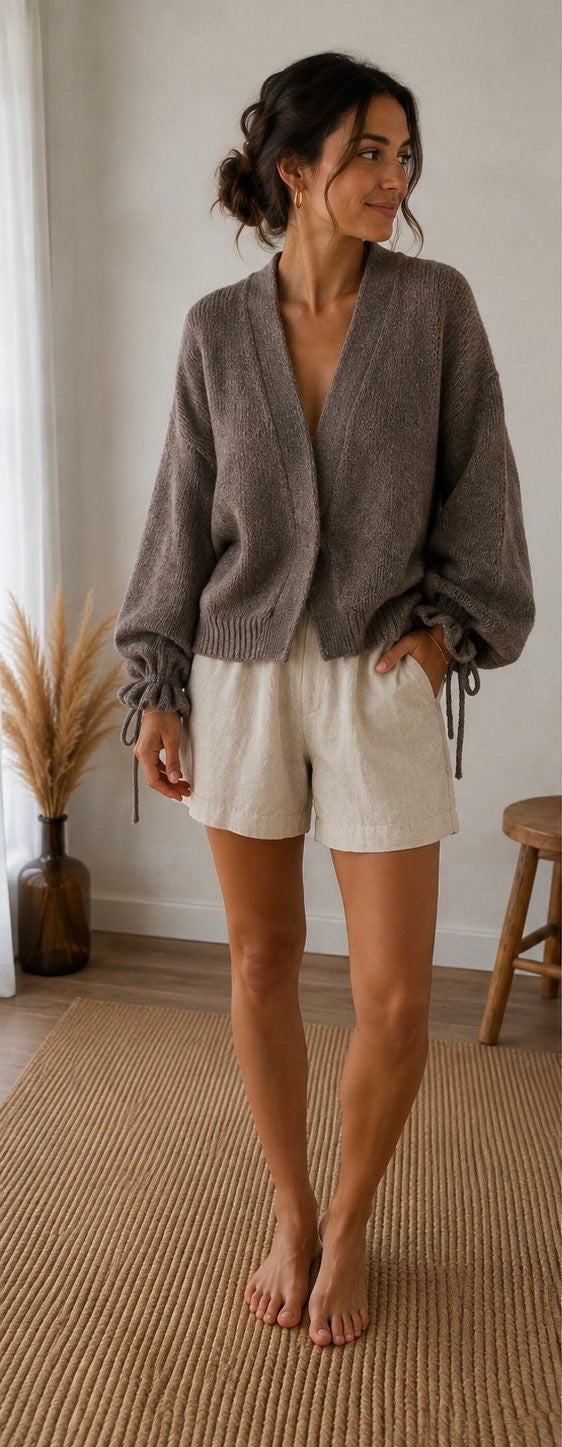 Cardigan en Laine