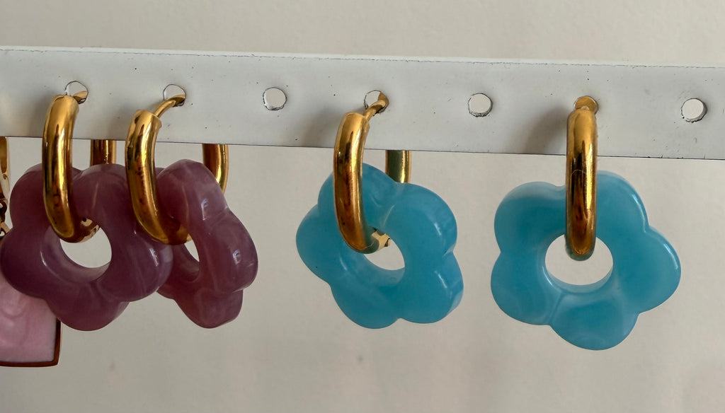 Boucles d’oreilles fleur