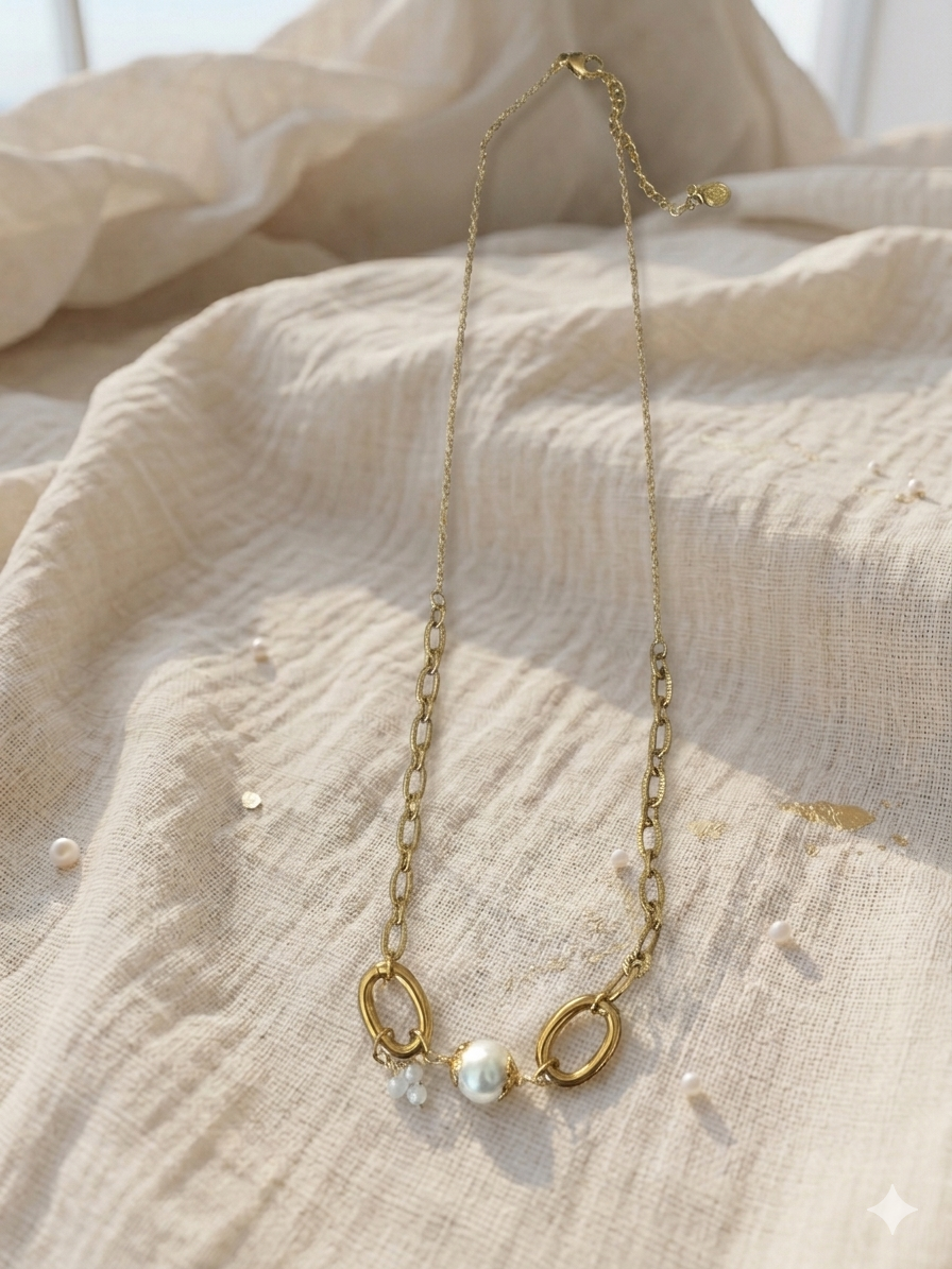 Collier avec petites perles