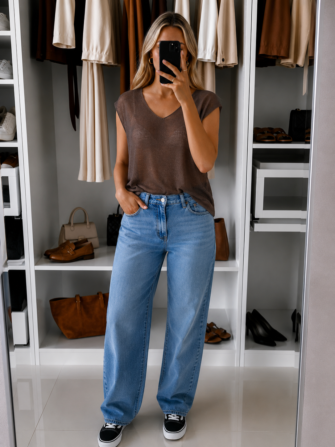 Top à paillettes